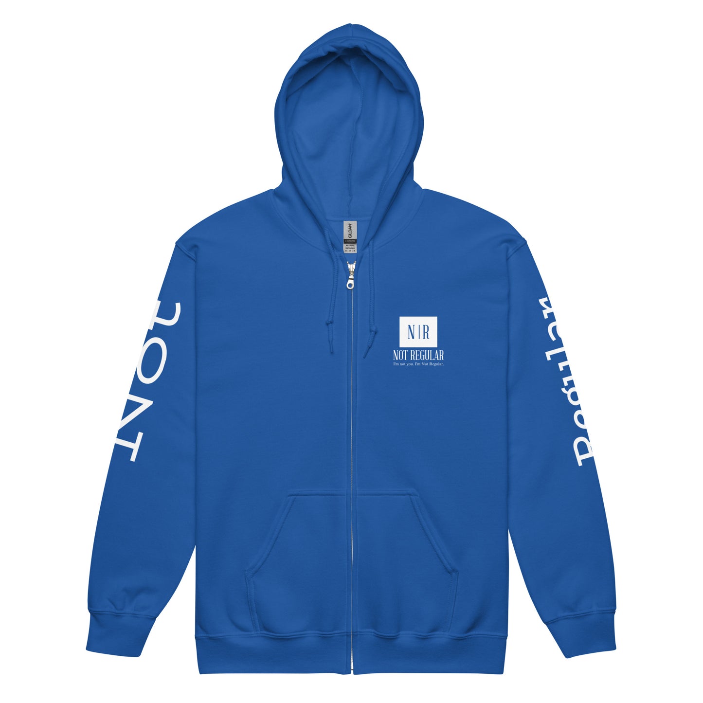 Not Regular "Sleeve Zip" Hoodie