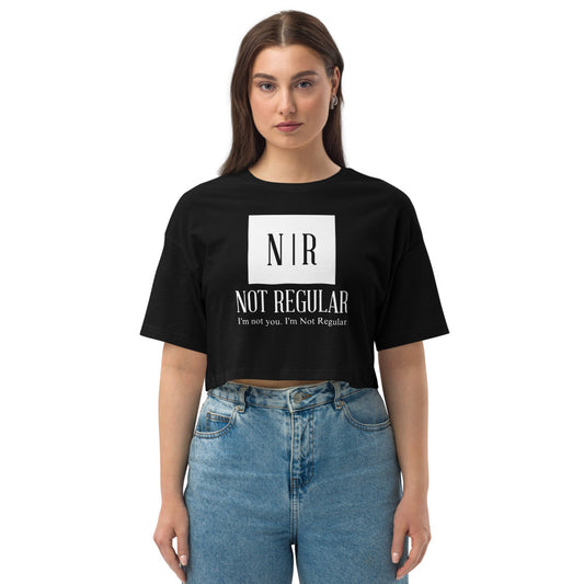 Not Regular "LooseDrop" Women's Crop Top